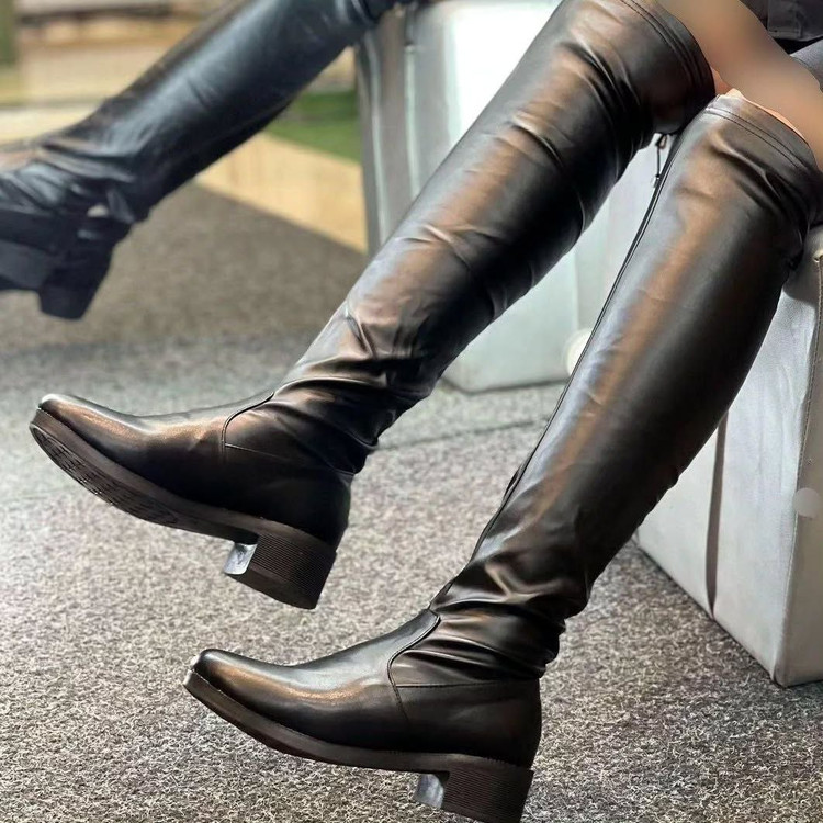 بوت جورابی بلند زنانه سوییت و چرم 37 تا 40 _ کد 75
