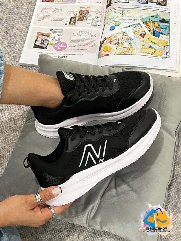 کتونی Newbalance زنانه مشکی و سفید سایز ۳۷ تا ۴۰ _ کد 144