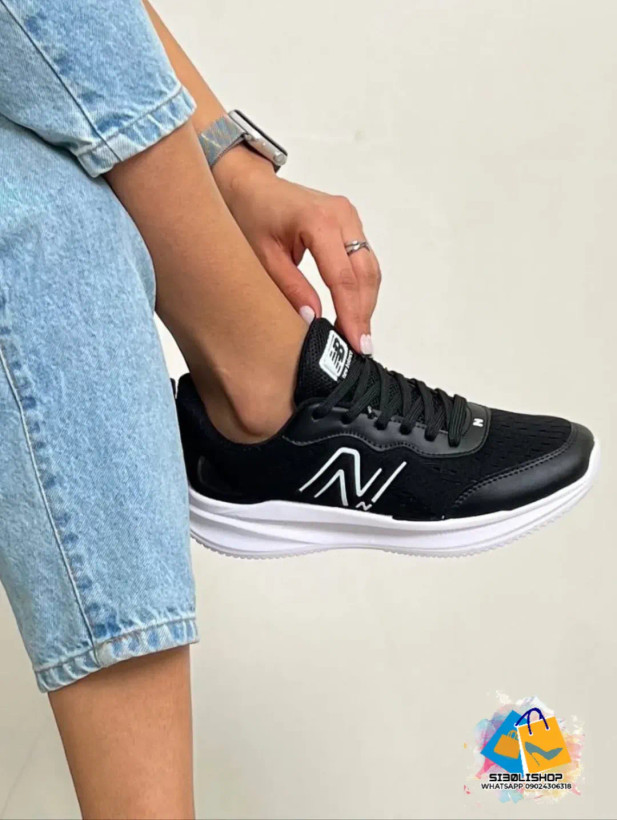 کتونی Newbalance زنانه مشکی و سفید سایز ۳۷ تا ۴۰ _ کد 144