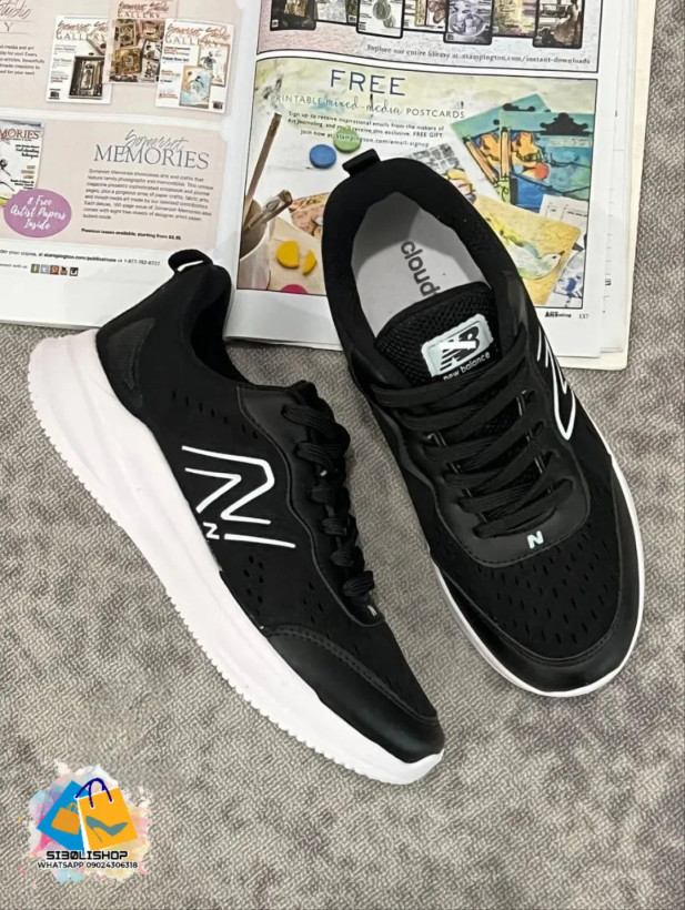 کتونی Newbalance زنانه مشکی و سفید سایز ۳۷ تا ۴۰ _ کد 144