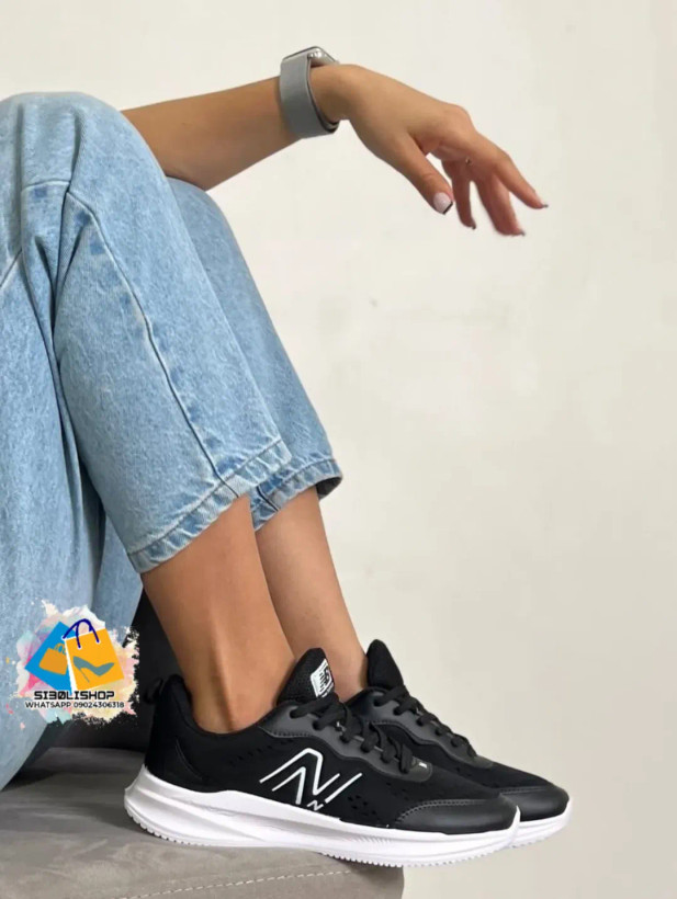 کتونی Newbalance زنانه مشکی و سفید سایز ۳۷ تا ۴۰ _ کد 144