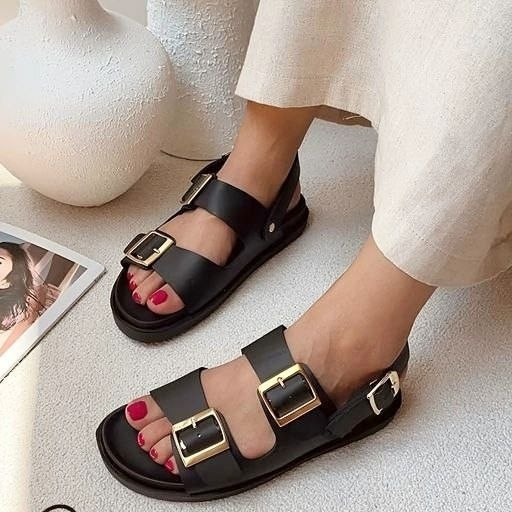 صندل زنانه مدل زارا کمربندی قالب یک سایز کوچک _کد ۶۸